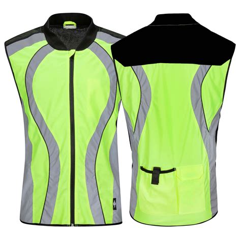 reflective running gilet